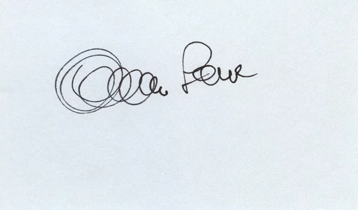 Charles Lane autograph