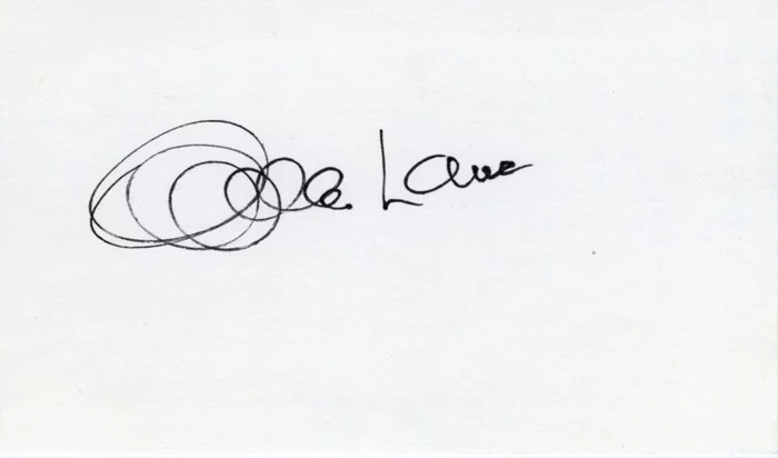 Charles Lane autograph
