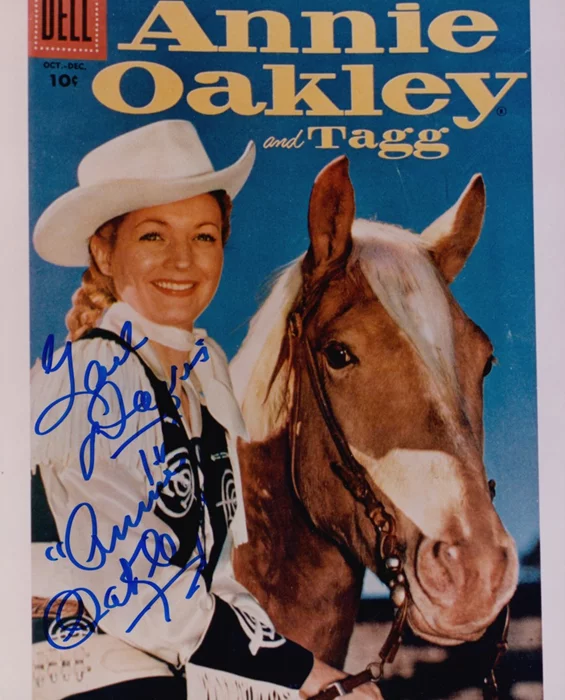 Gail Davis autograph