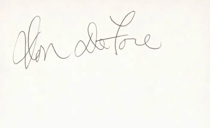 Don DeFore autograph