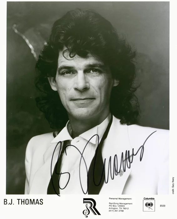 B. J. Thomas autograph