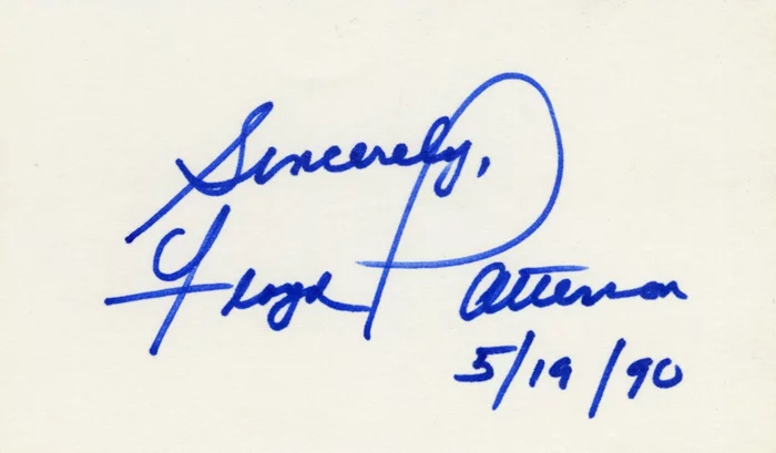 Floyd Patterson autograph