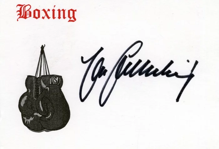 Max Schmeling autograph