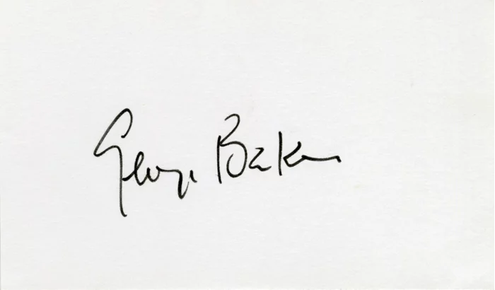 George Baker autograph