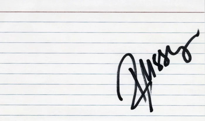 Russell Crowe autograph