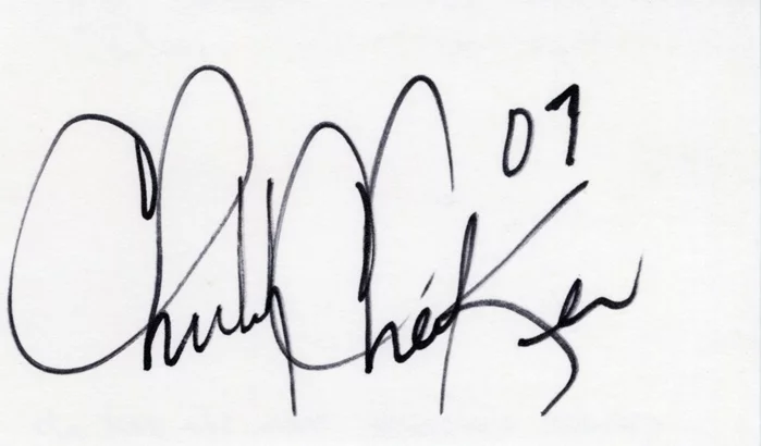 Chubby Checker autograph