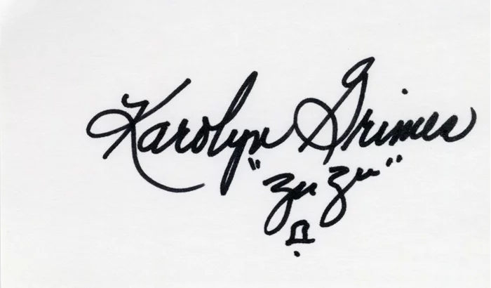 Karolyn Grimes autograph