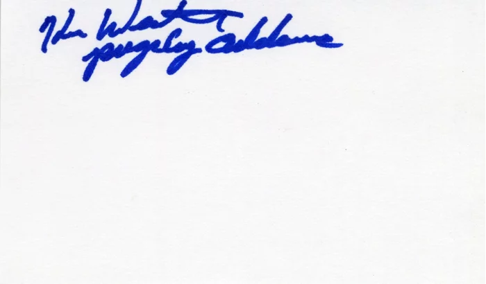 Ken Weatherwax autograph