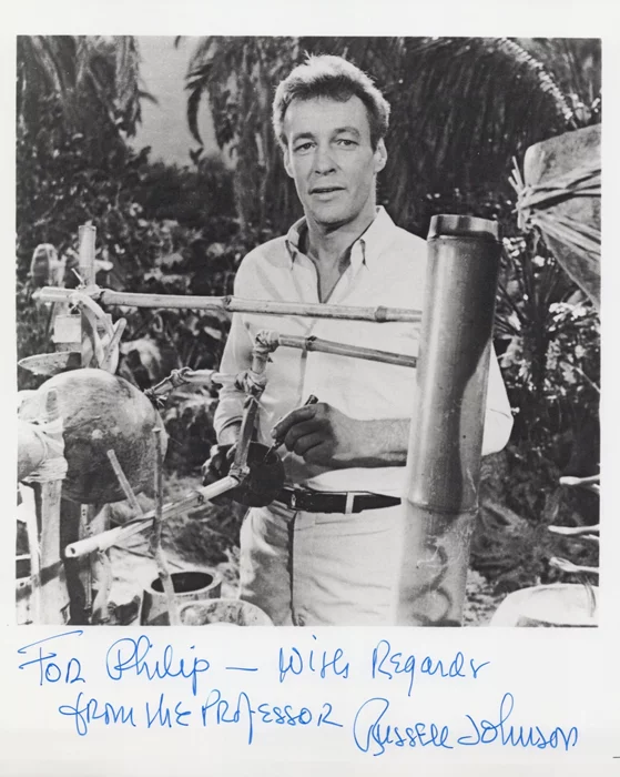 Russell Johnson autograph