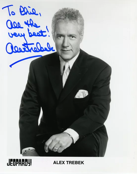 Alex Trebek autograph