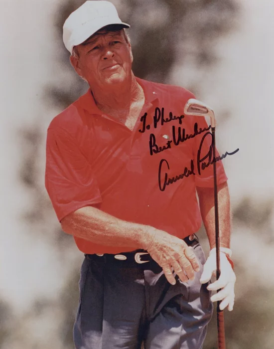 Arnold Palmer autograph