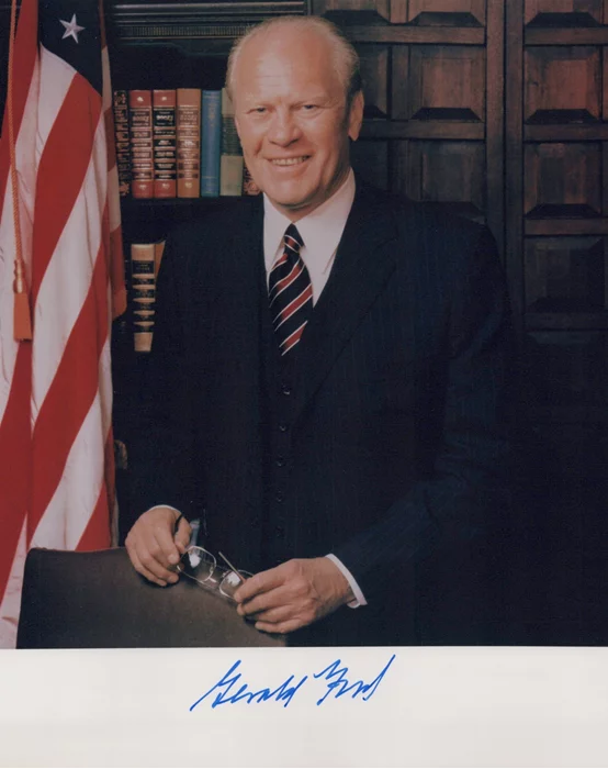 Gerald Ford autograph