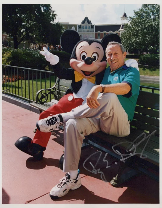 Roy E. Disney autograph