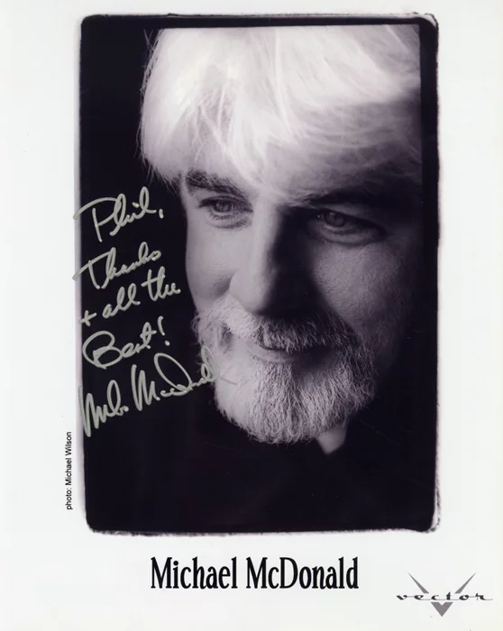 Michael McDonald autograph