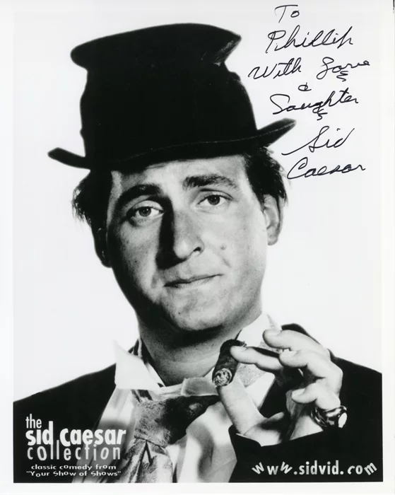 Sid Caesar autograph