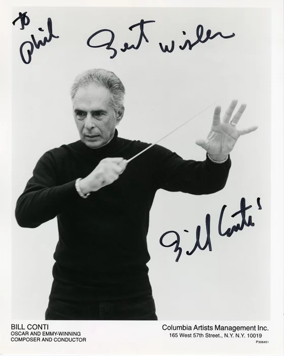 Bill Conti autograph