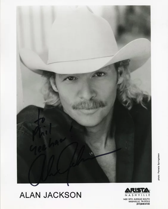 Alan Jackson autograph