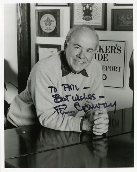 Tim Conway autograph