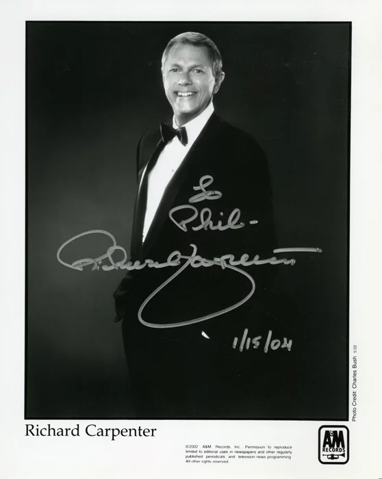 Richard Carpenter autograph