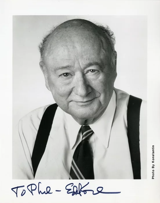 Ed Koch autograph