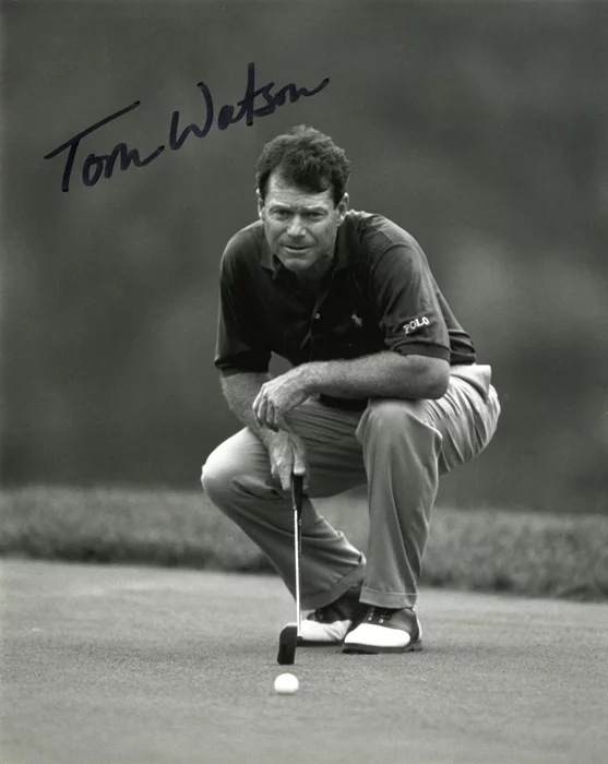 Tom Watson autograph