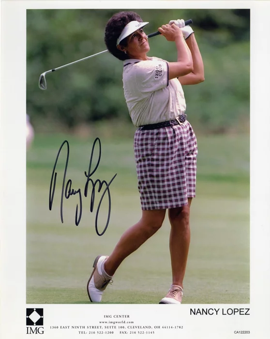 Nancy Lopez autograph