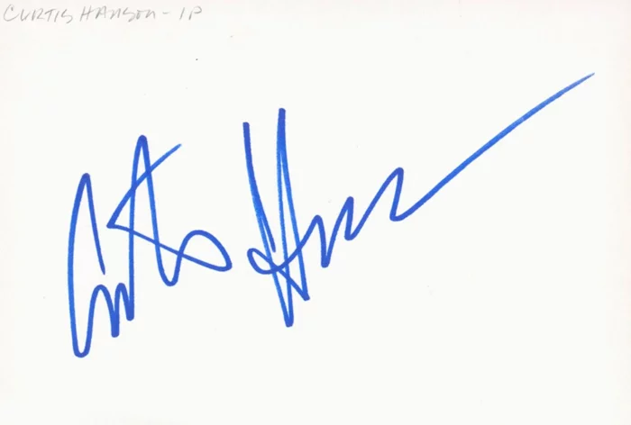 Curtis Hanson autograph