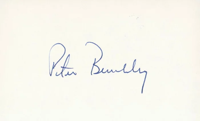 Peter Benchley autograph