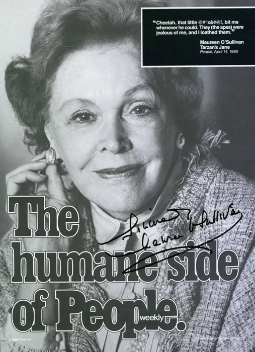Maureen O'Sullivan autograph