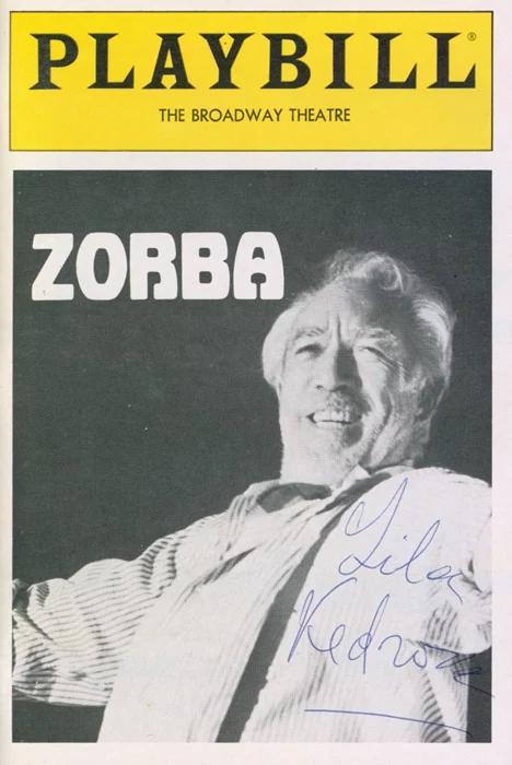 Lila Kedrova autograph