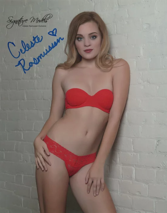 Celeste Rasmussen autograph