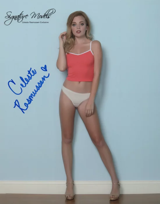 Celeste Rasmussen autograph
