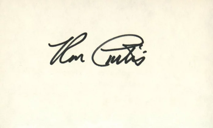 Ken Curtis autograph