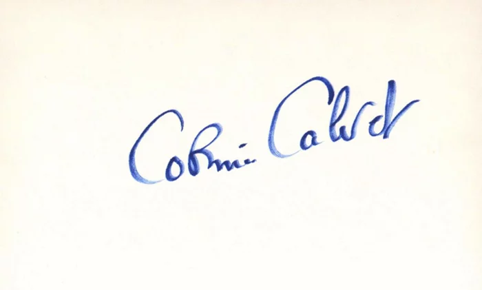 Corinne Calvet autograph