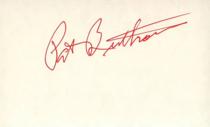 Pat Buttram autograph