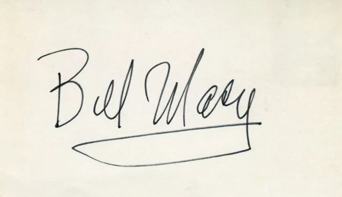 Bill Macy autograph