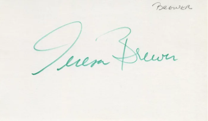 Teresa Brewer autograph