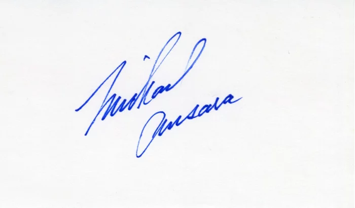 Michael Ansara autograph