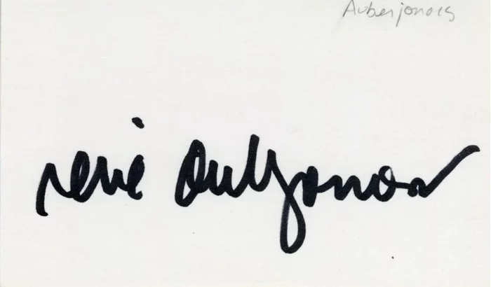 Rene Auberjonois autograph