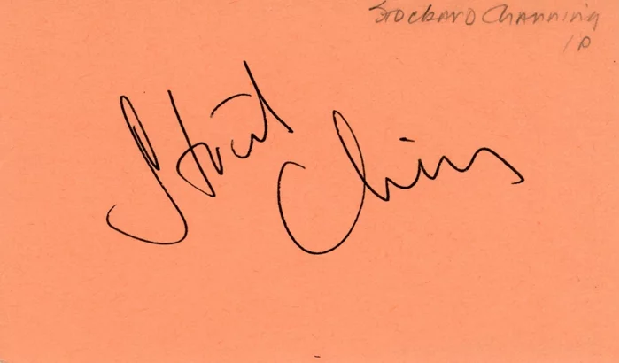 Stockard Channing autograph