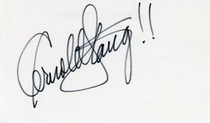 Arnold Stang autograph