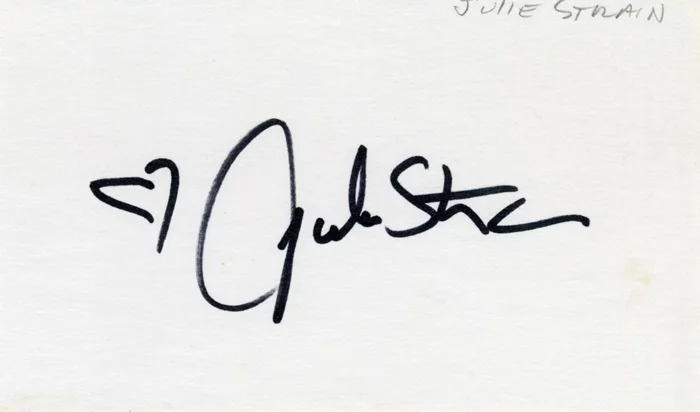 Julie Strain autograph