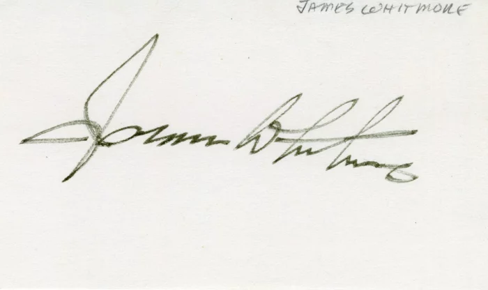 James Whitmore autograph