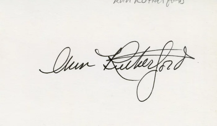 Ann Rutherford autograph