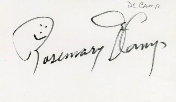 Rosemary DeCamp autograph