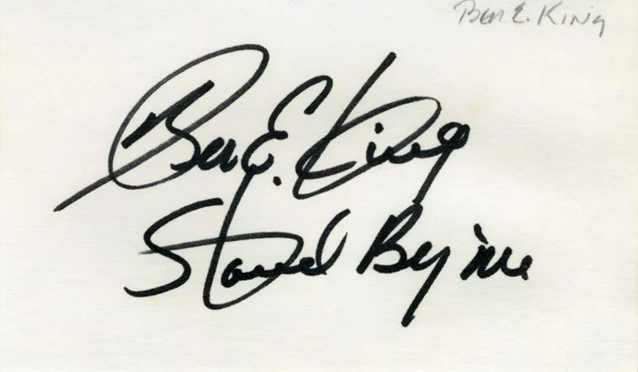 Ben E. King autograph