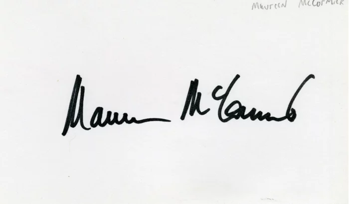 Maureen McCormick autograph