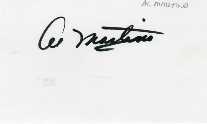 Al Martino autograph