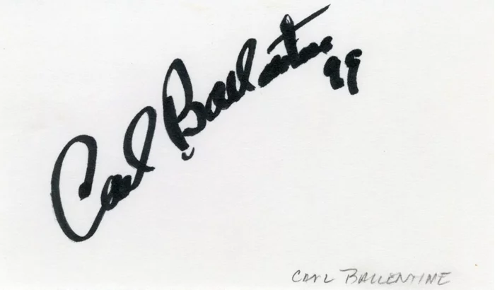 Carl Ballantine autograph