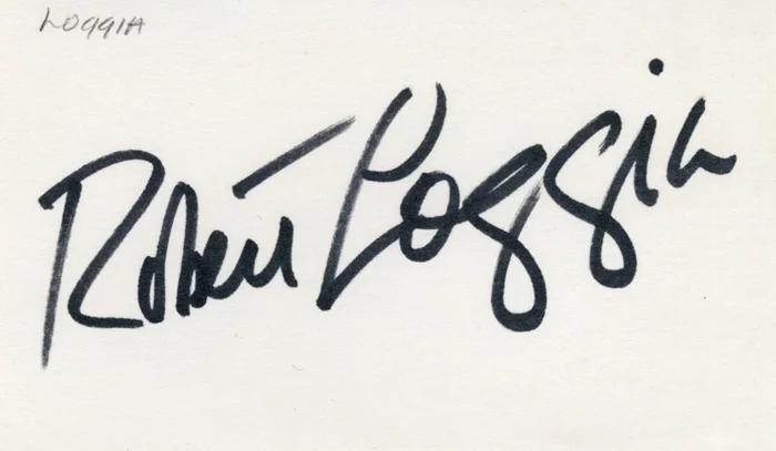Robert Loggia autograph